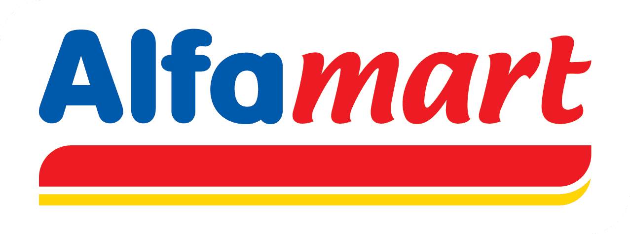 Logo Alfamart sebagai salah satu metode pembayaran transaksi di M1