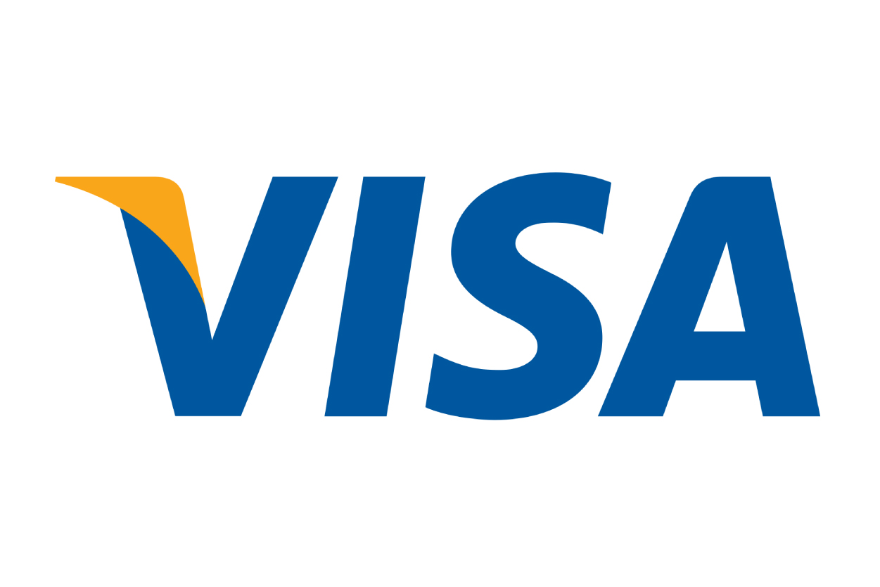 Logo Visa sebagai salah satu metode pembayaran transaksi di M1